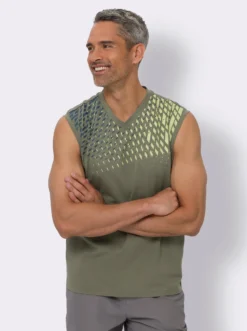 Achselshirt mit grafischem Druck