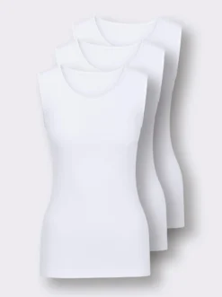 Achseltop in Feinripp-Qualität