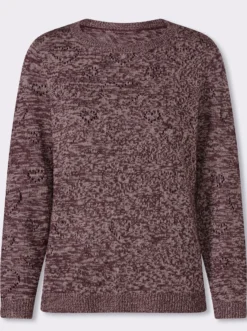 Ajourpullover mit Herzchen