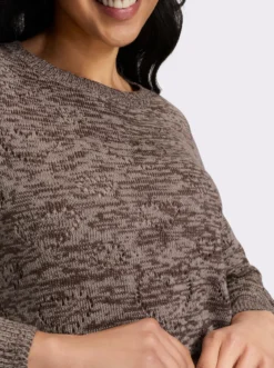 Ajourpullover mit Herzchen