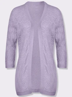 Ajourstrickjacke