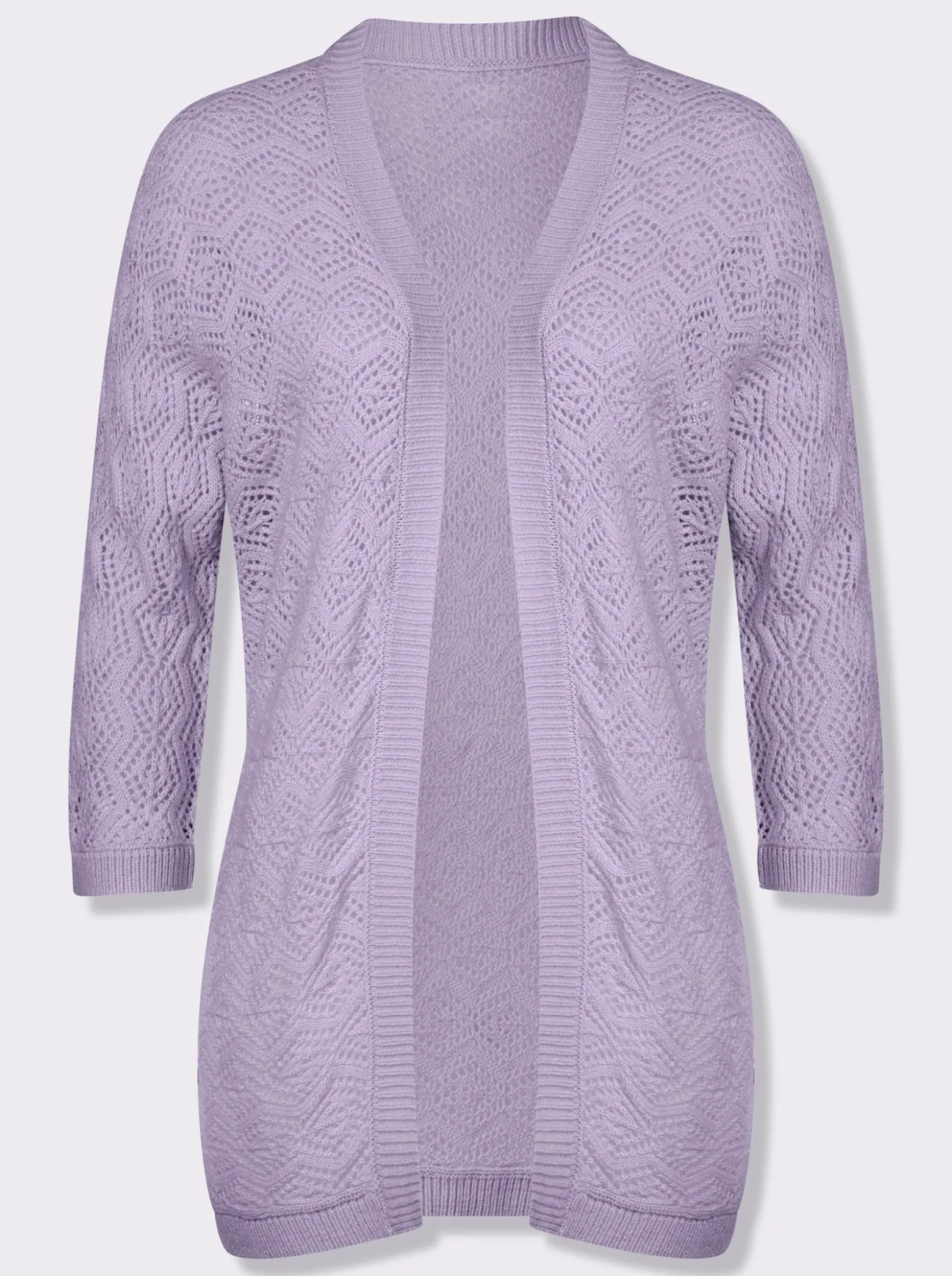 Ajourstrickjacke
