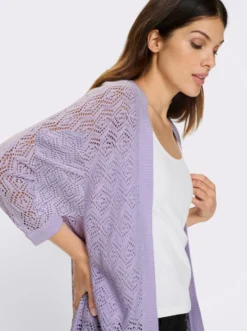 Ajourstrickjacke