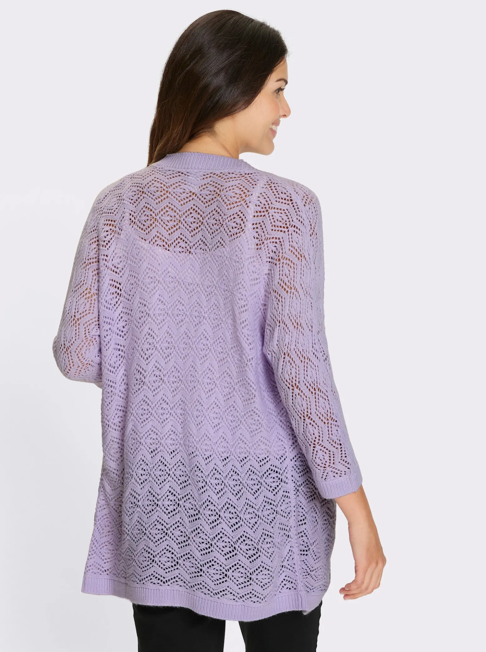 Ajourstrickjacke