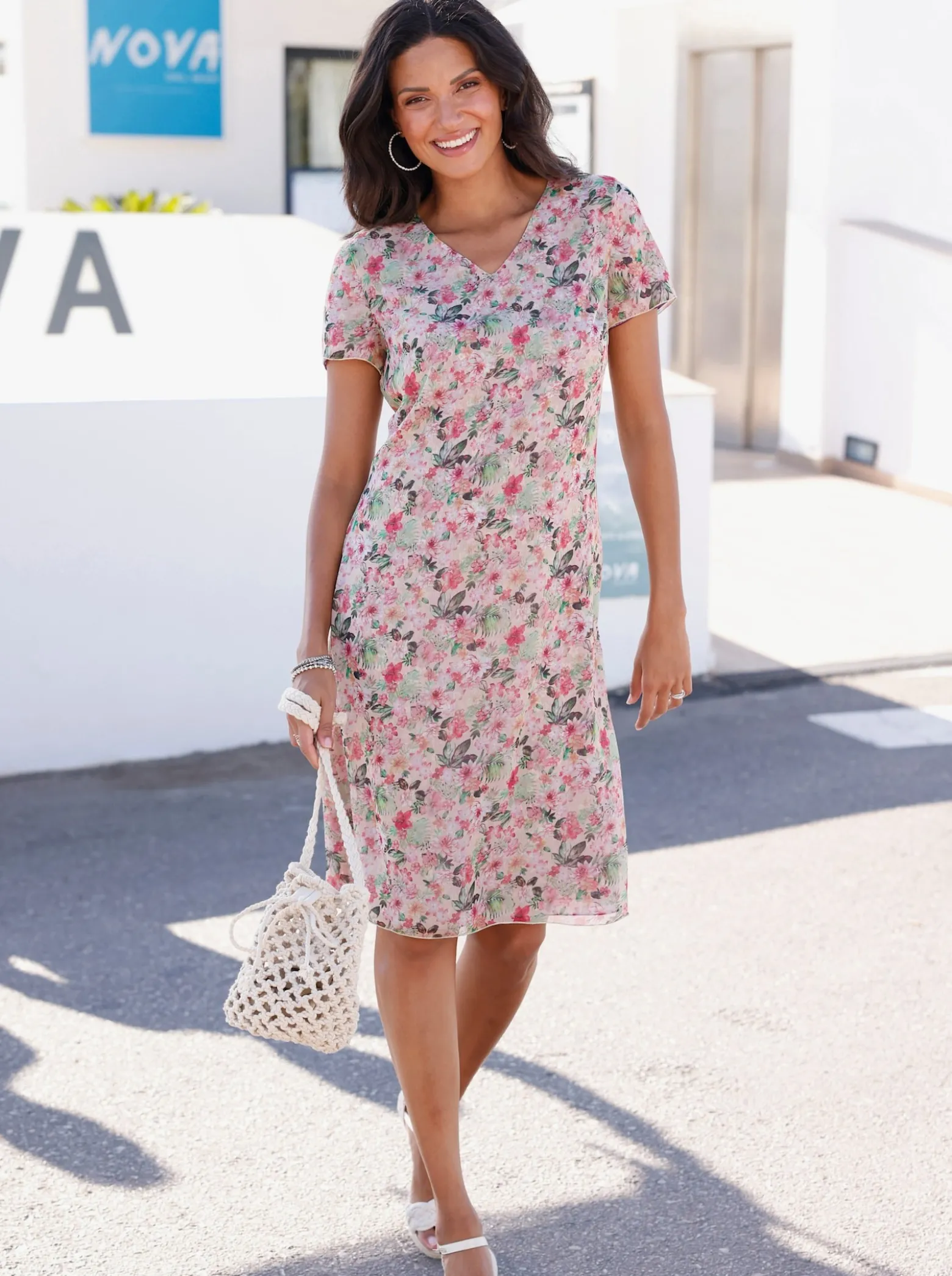 A-Linien-Kleid zum Wenden