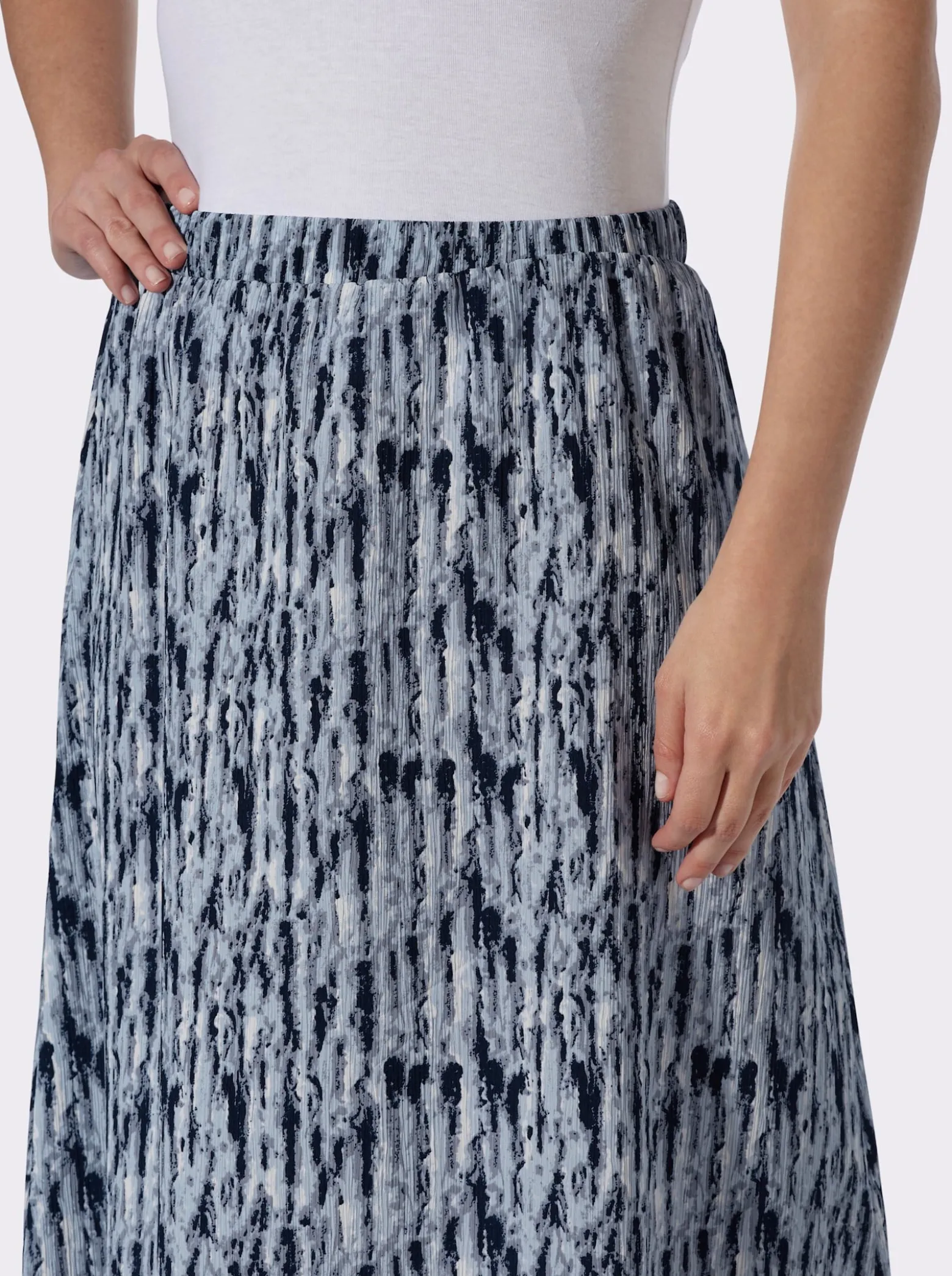 A-Linien-Rock mit Seitenschlitzen
