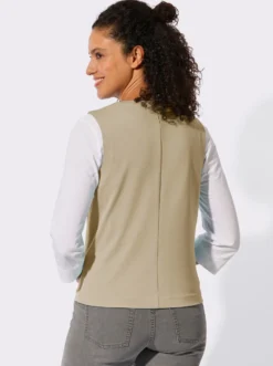 Anzugweste in Interlock-Qualität
