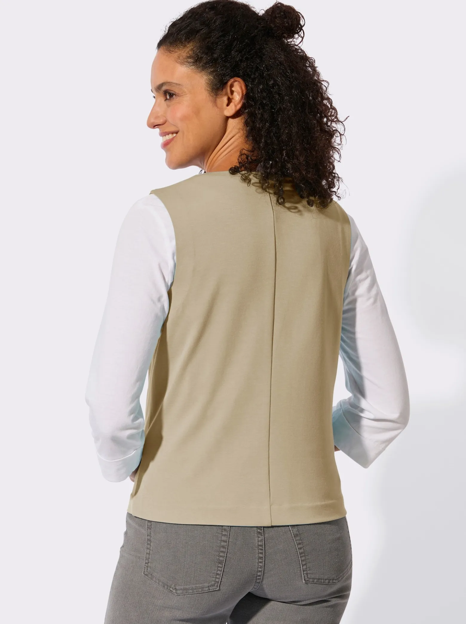 Anzugweste in Interlock-Qualität