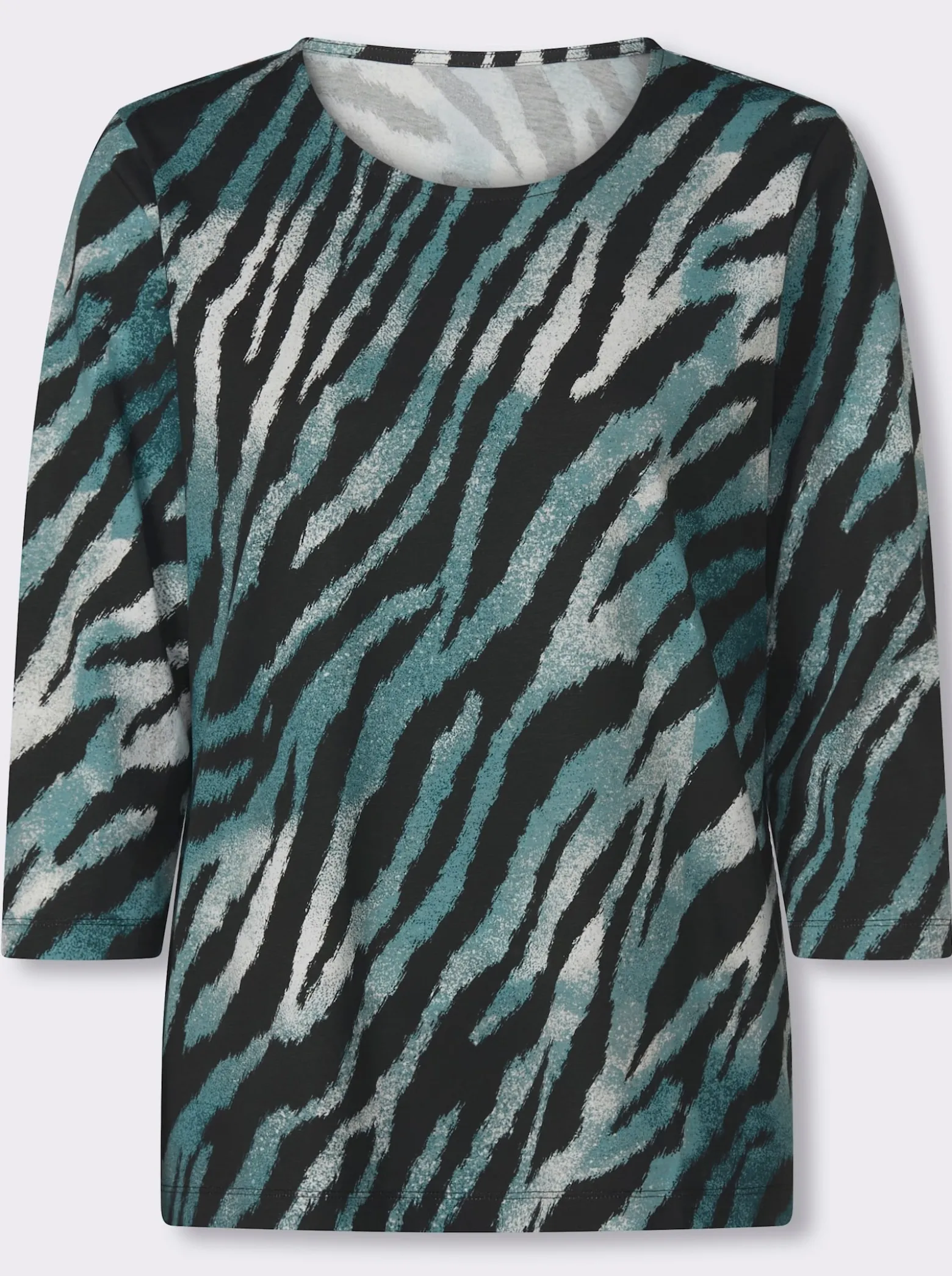 3/4-Arm-Shirt im Animal-Dessin
