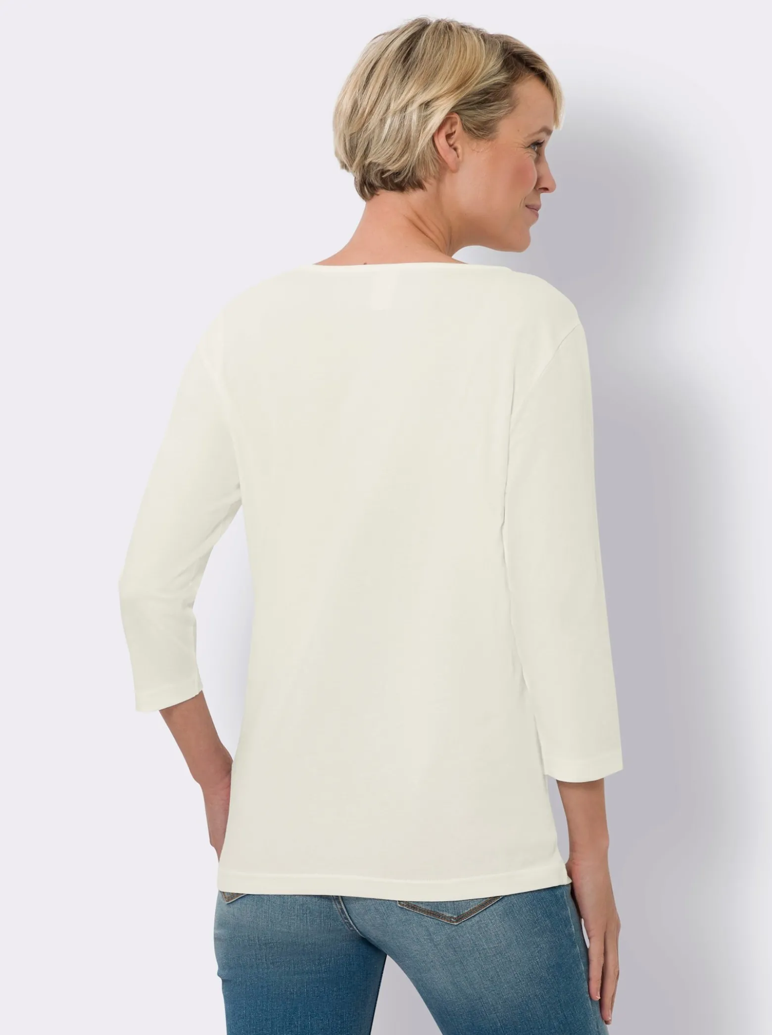 3/4-Arm-Shirt im Doppelpack