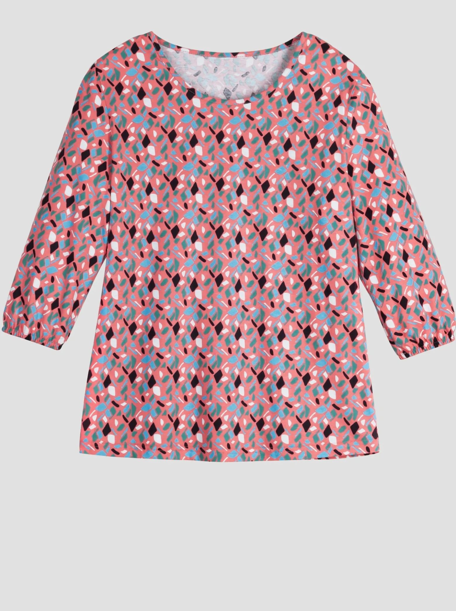 3/4-Arm-Shirt im Grafik-Dessin