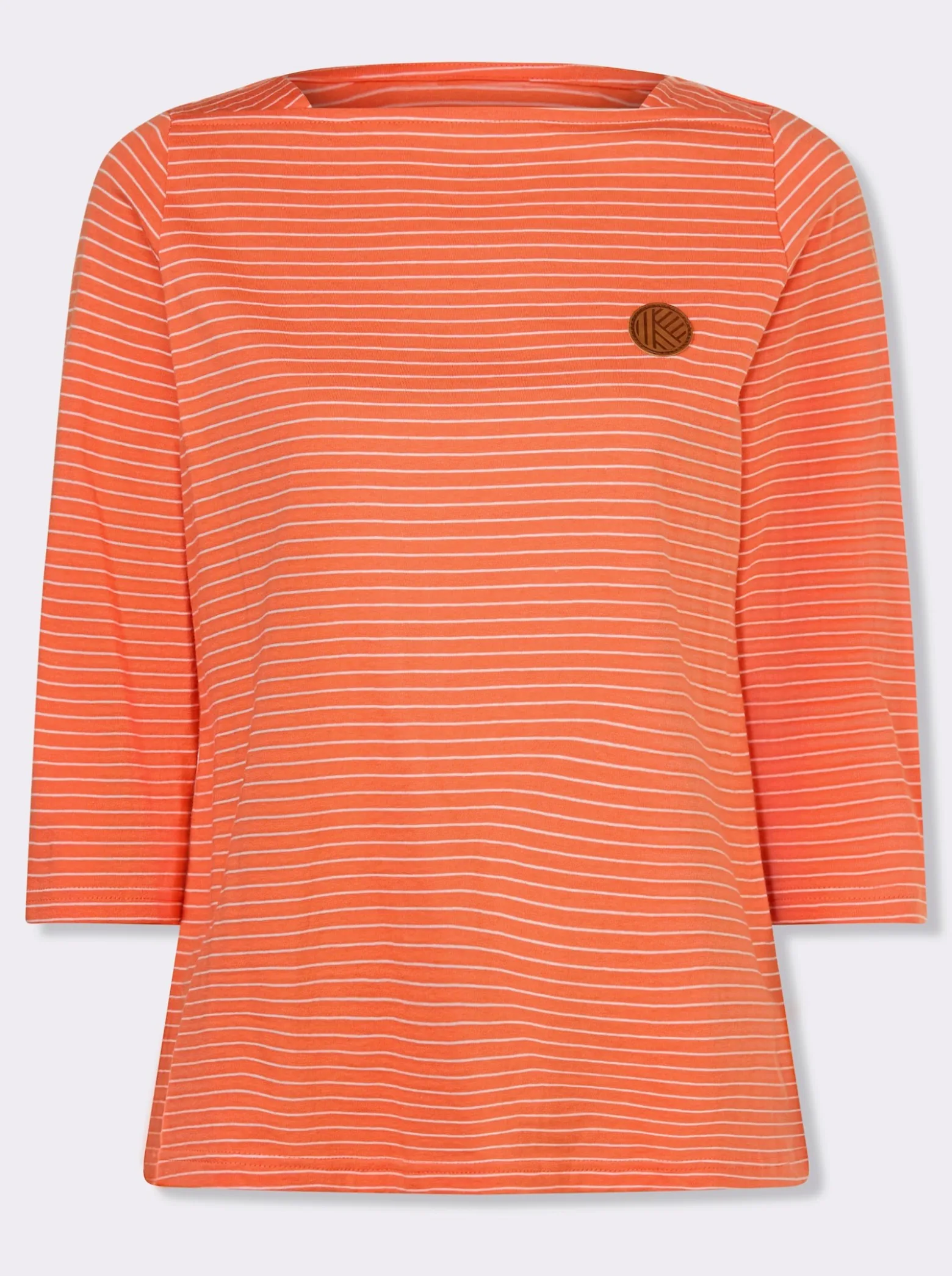 3/4-Arm-Shirt im Ringelmuster