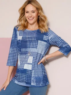 3/4-Arm-Shirt in Longform