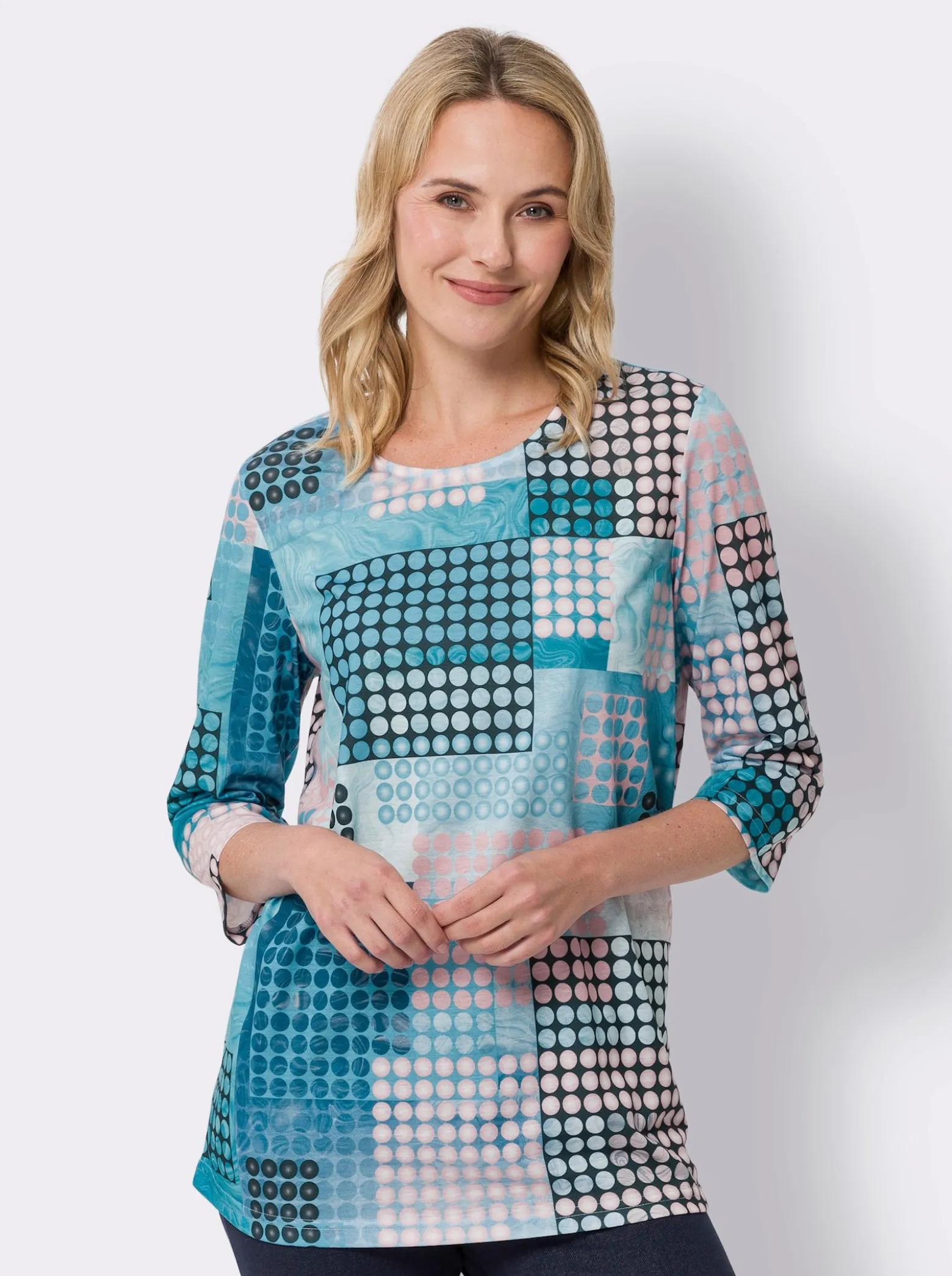 3/4-Arm-Shirt in Longform