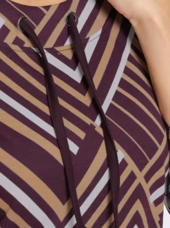 3/4-Arm-Shirt mit Bindeband