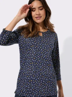 3/4-Arm-Shirt mit Grafik-Druck