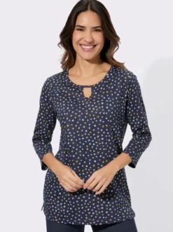 3/4-Arm-Shirt mit Grafik-Druck