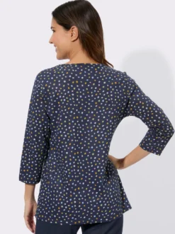 3/4-Arm-Shirt mit Grafik-Druck