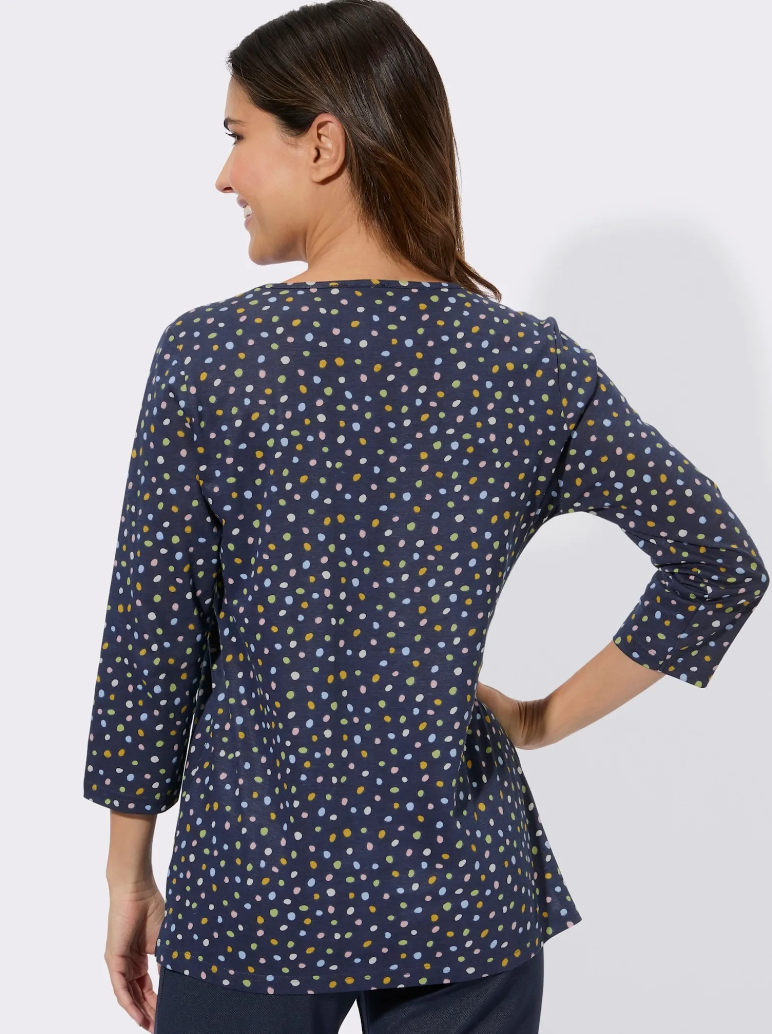 3/4-Arm-Shirt mit Grafik-Druck