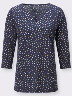 3/4-Arm-Shirt mit Grafik-Druck