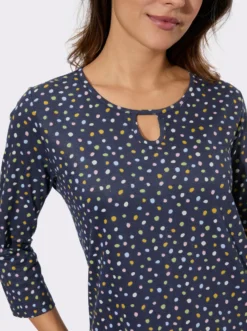 3/4-Arm-Shirt mit Grafik-Druck