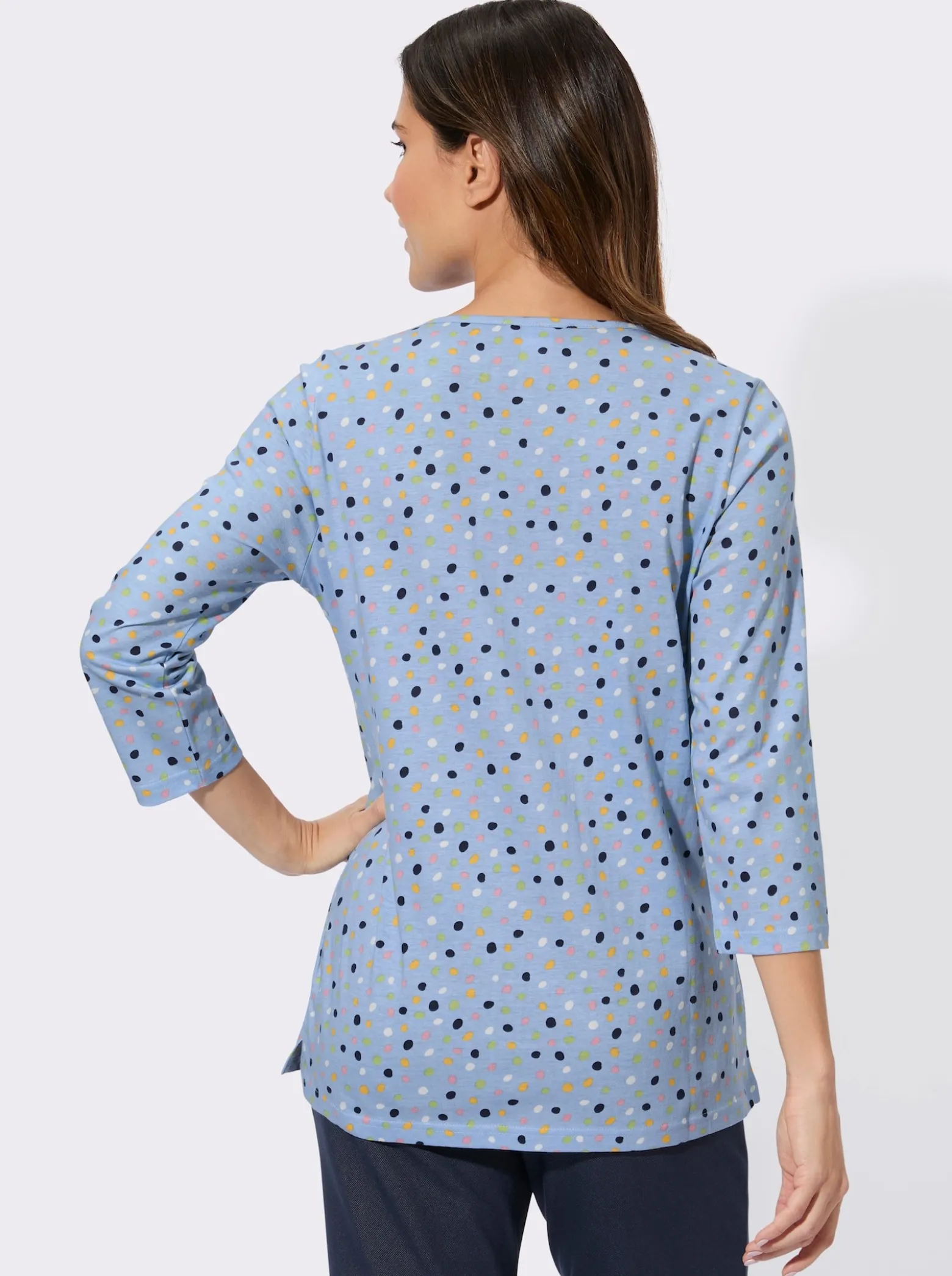 3/4-Arm-Shirt mit Grafik-Druck