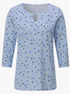 3/4-Arm-Shirt mit Grafik-Druck