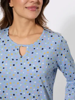 3/4-Arm-Shirt mit Grafik-Druck