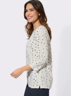 3/4-Arm-Shirt mit Grafik-Druck