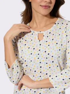 3/4-Arm-Shirt mit Grafik-Druck