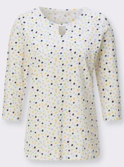 3/4-Arm-Shirt mit Grafik-Druck