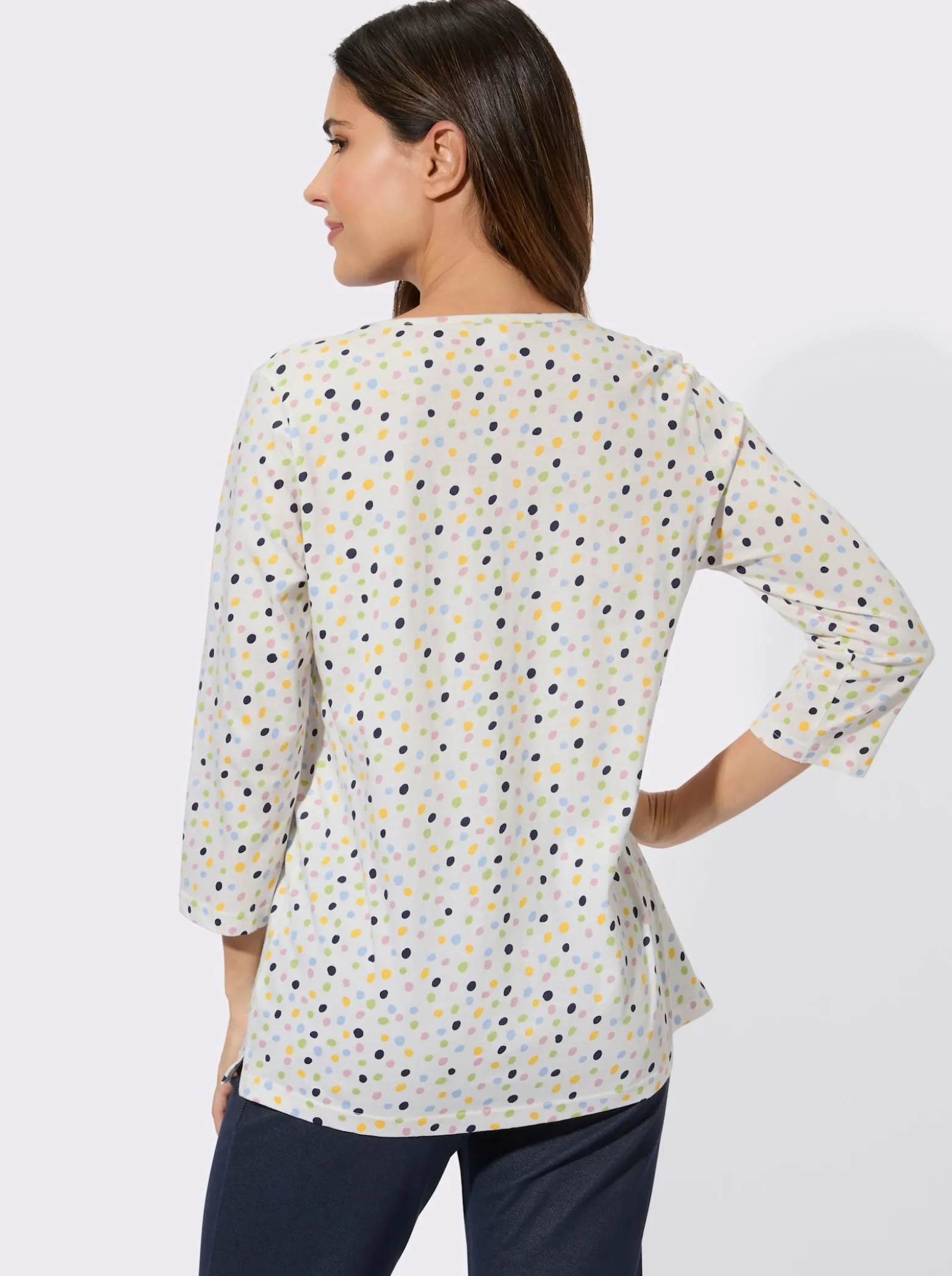 3/4-Arm-Shirt mit Grafik-Druck