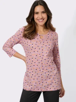 3/4-Arm-Shirt mit Grafik-Druck