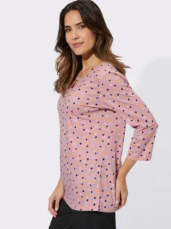 3/4-Arm-Shirt mit Grafik-Druck