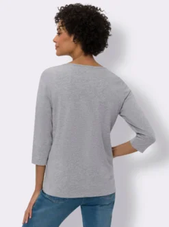 3/4-Arm-Shirt mit Grafik-Motiv