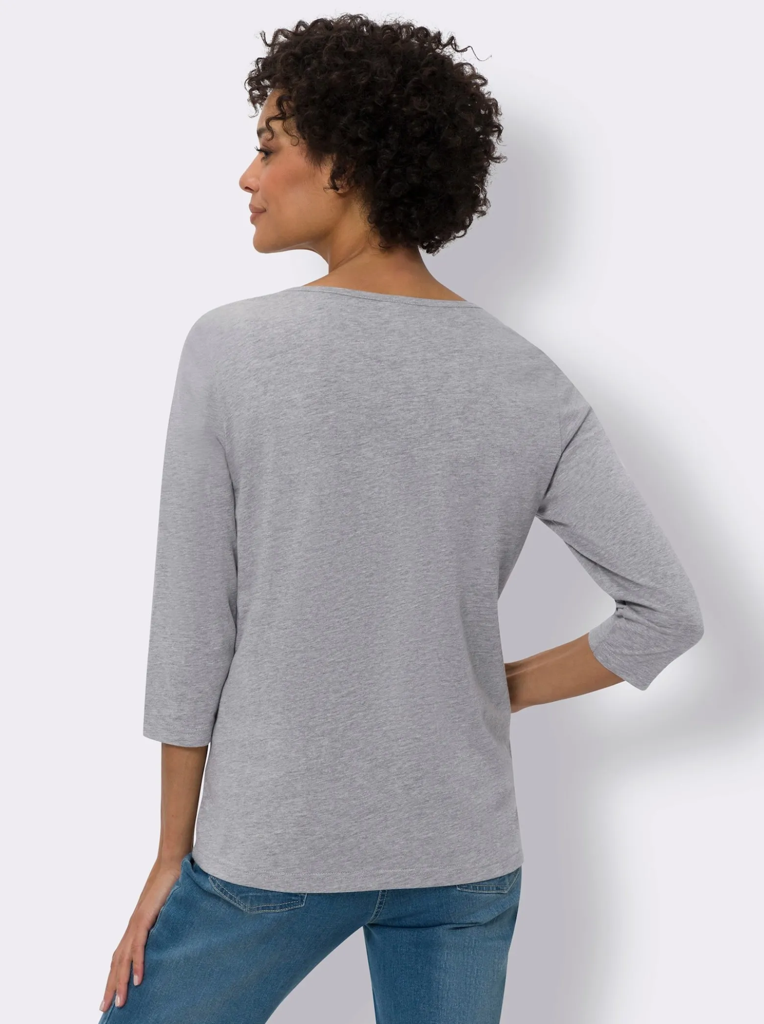 3/4-Arm-Shirt mit Grafik-Motiv
