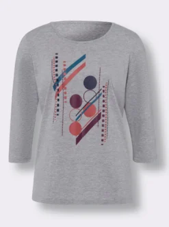 3/4-Arm-Shirt mit Grafik-Motiv