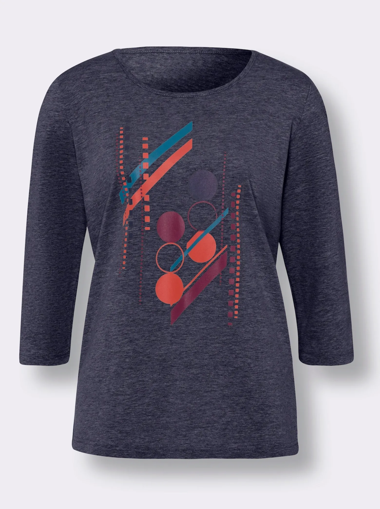 3/4-Arm-Shirt mit Grafik-Motiv