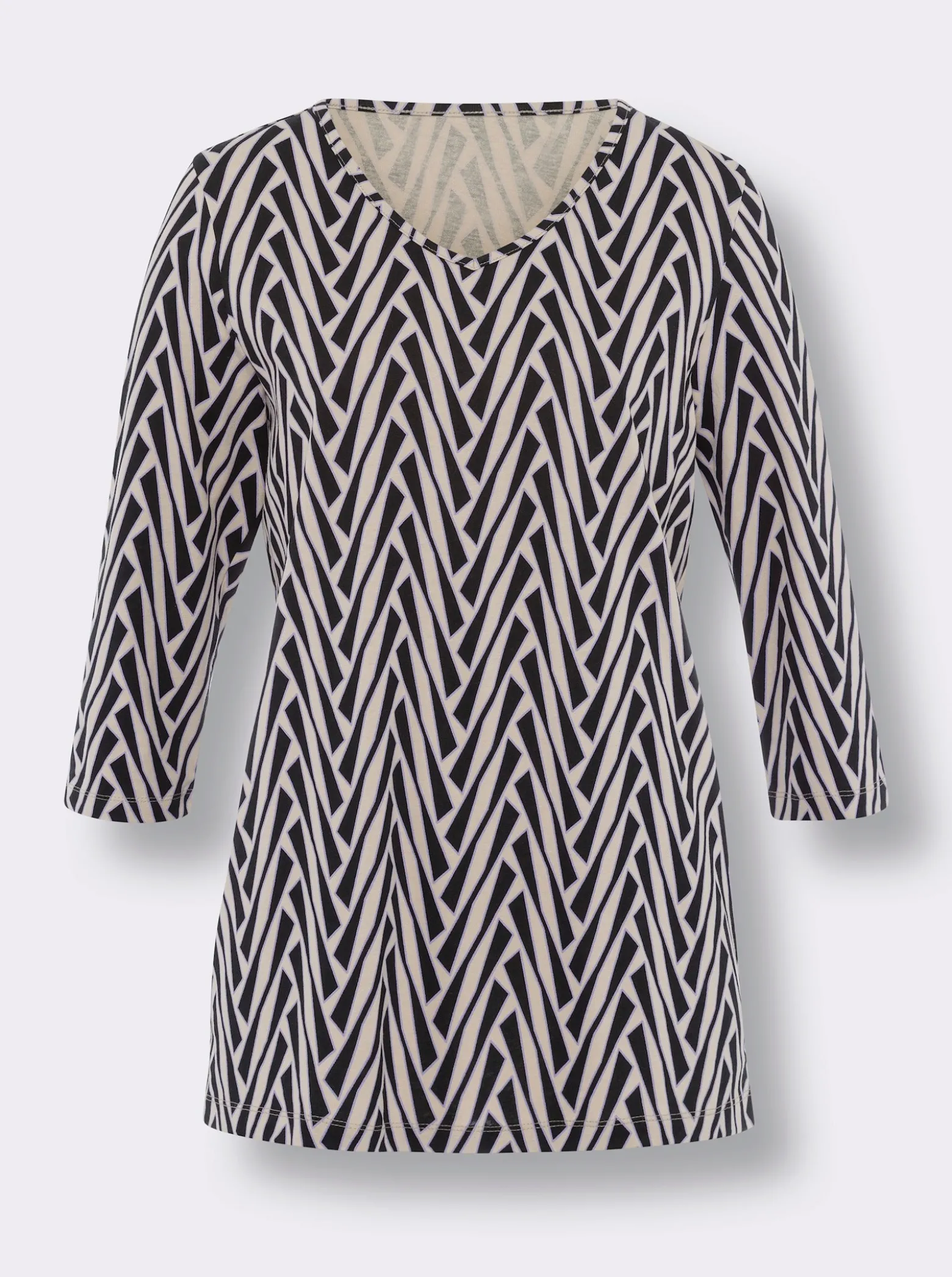 3/4-Arm-Shirt mit Grafikprint