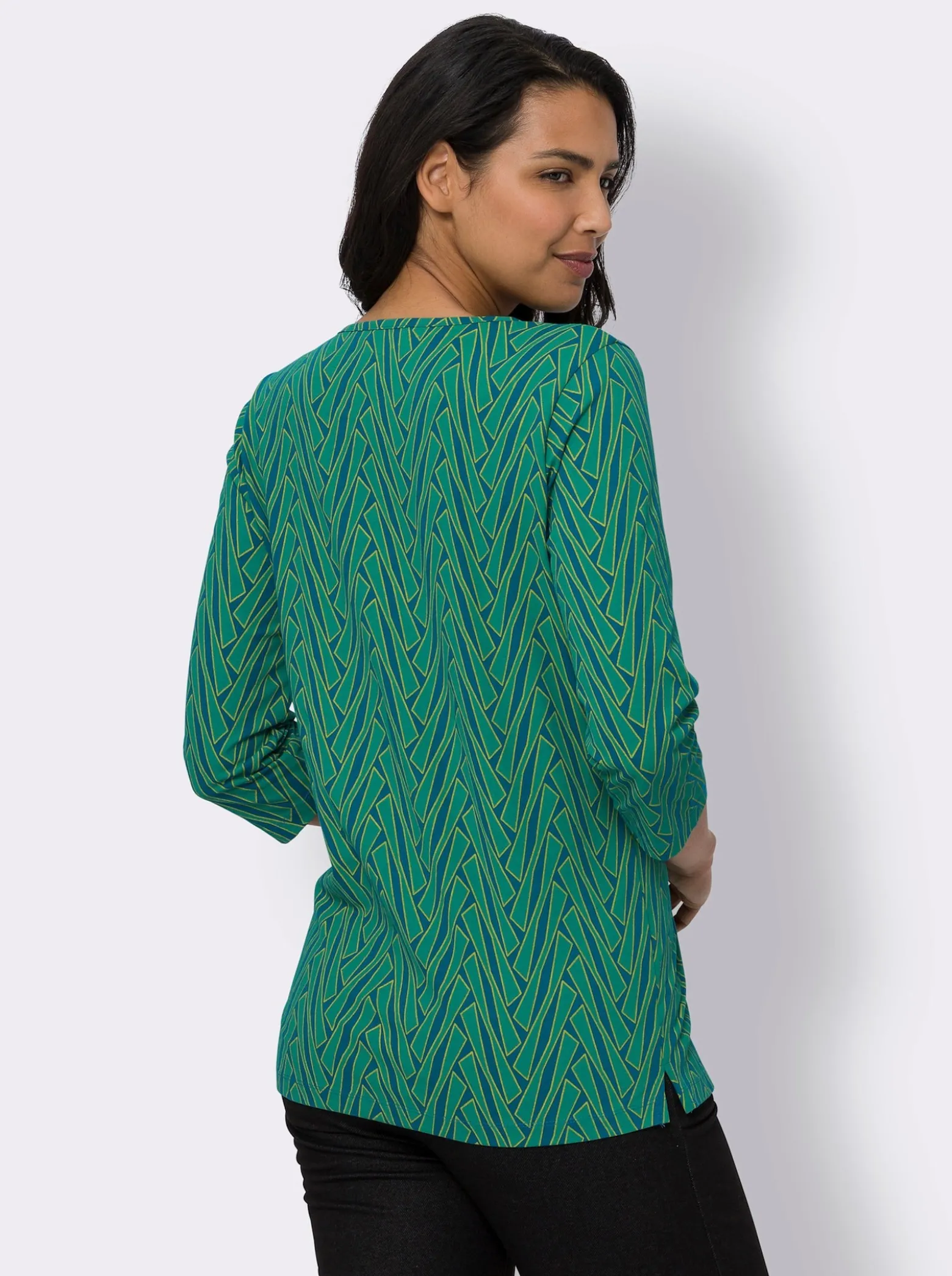 3/4-Arm-Shirt mit Grafikprint