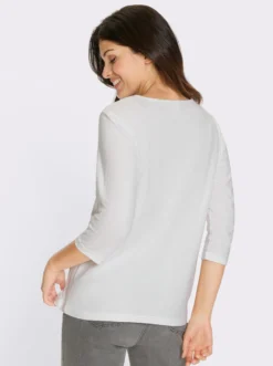 3/4-Arm-Shirt mit Hirsch-Motiv