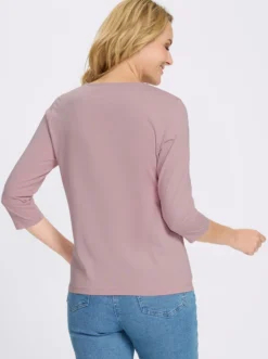 3/4-Arm-Shirt mit Katzen-Druck