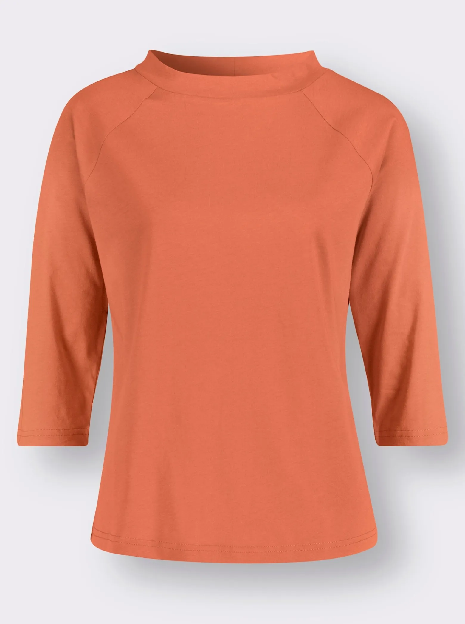3/4-Arm-Shirt mit Kelchkragen