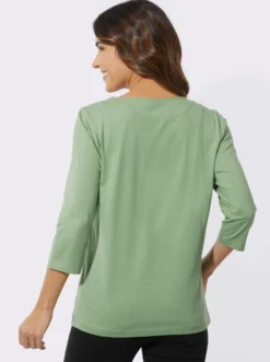 3/4-Arm-Shirt mit Mandala-Druck