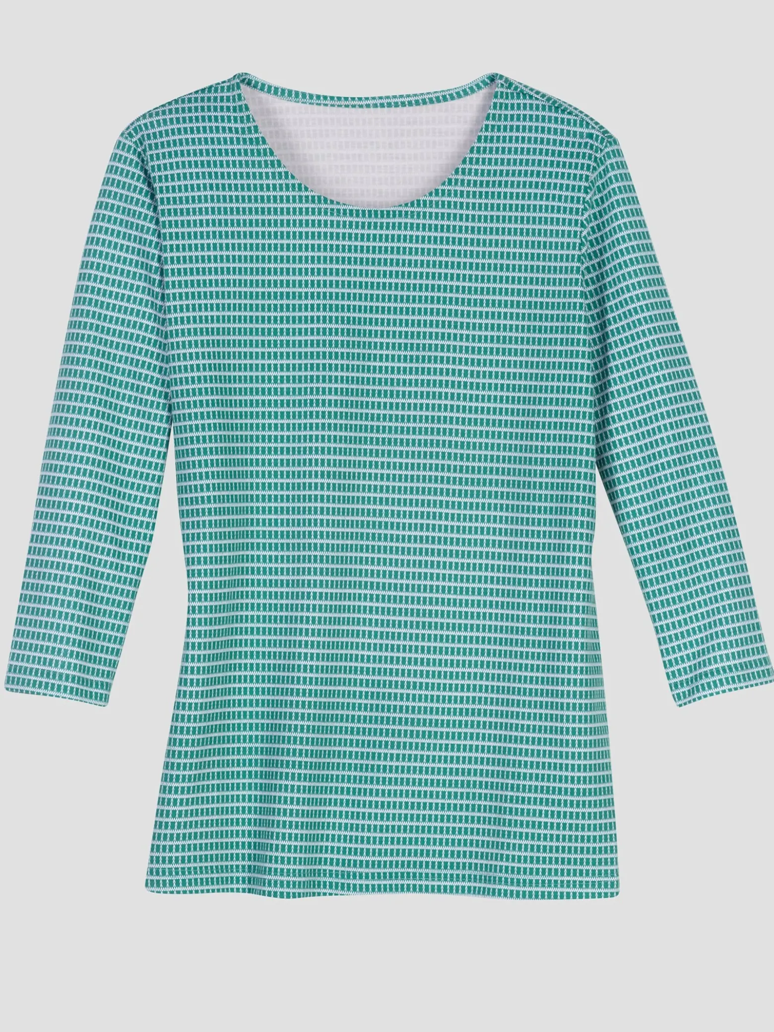 3/4-Arm-Shirt mit Minimal-Druck