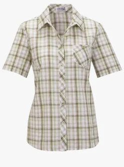 Baumwollbluse aus Seersucker