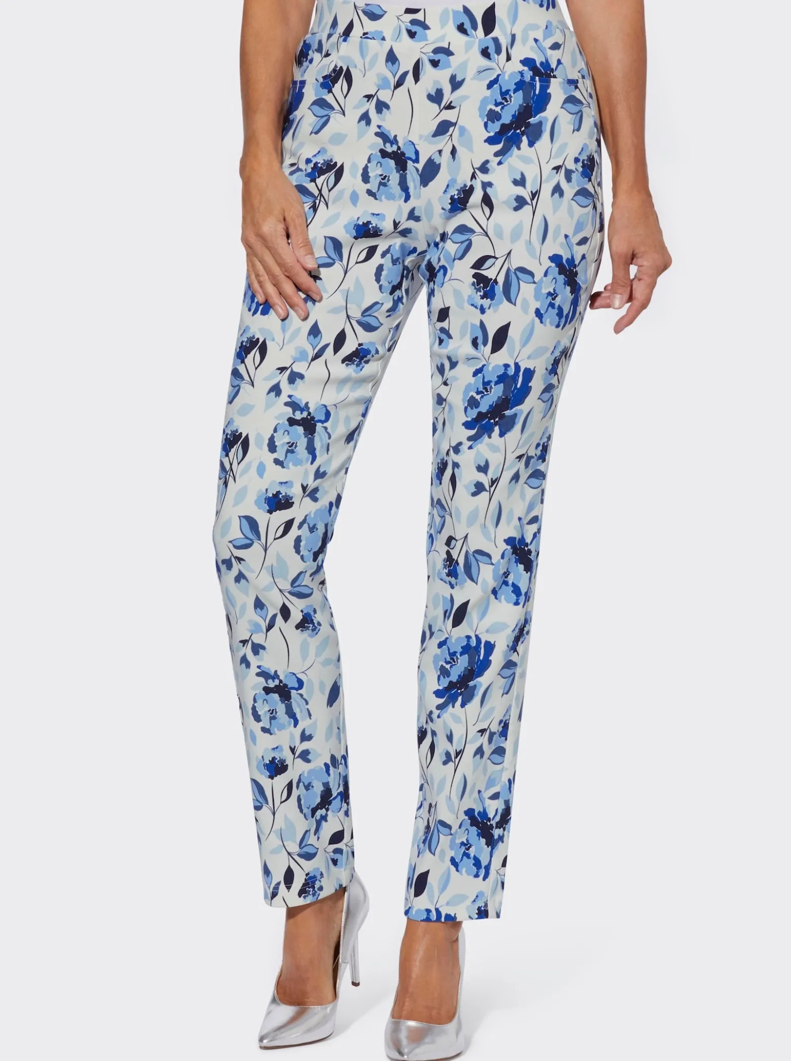 Bengalinhose mit Blumendruck