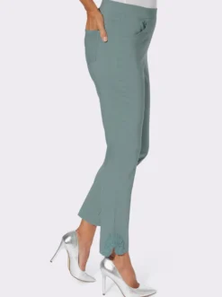 Bengalinhose mit Spitze am Saum