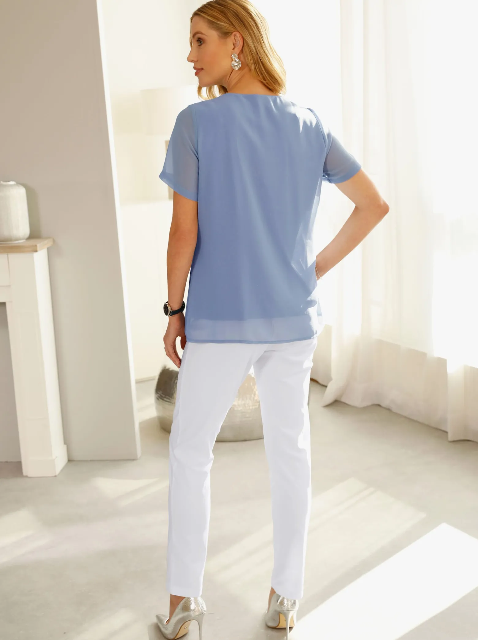 Bengalinhose mit Zierreißverschlüssen