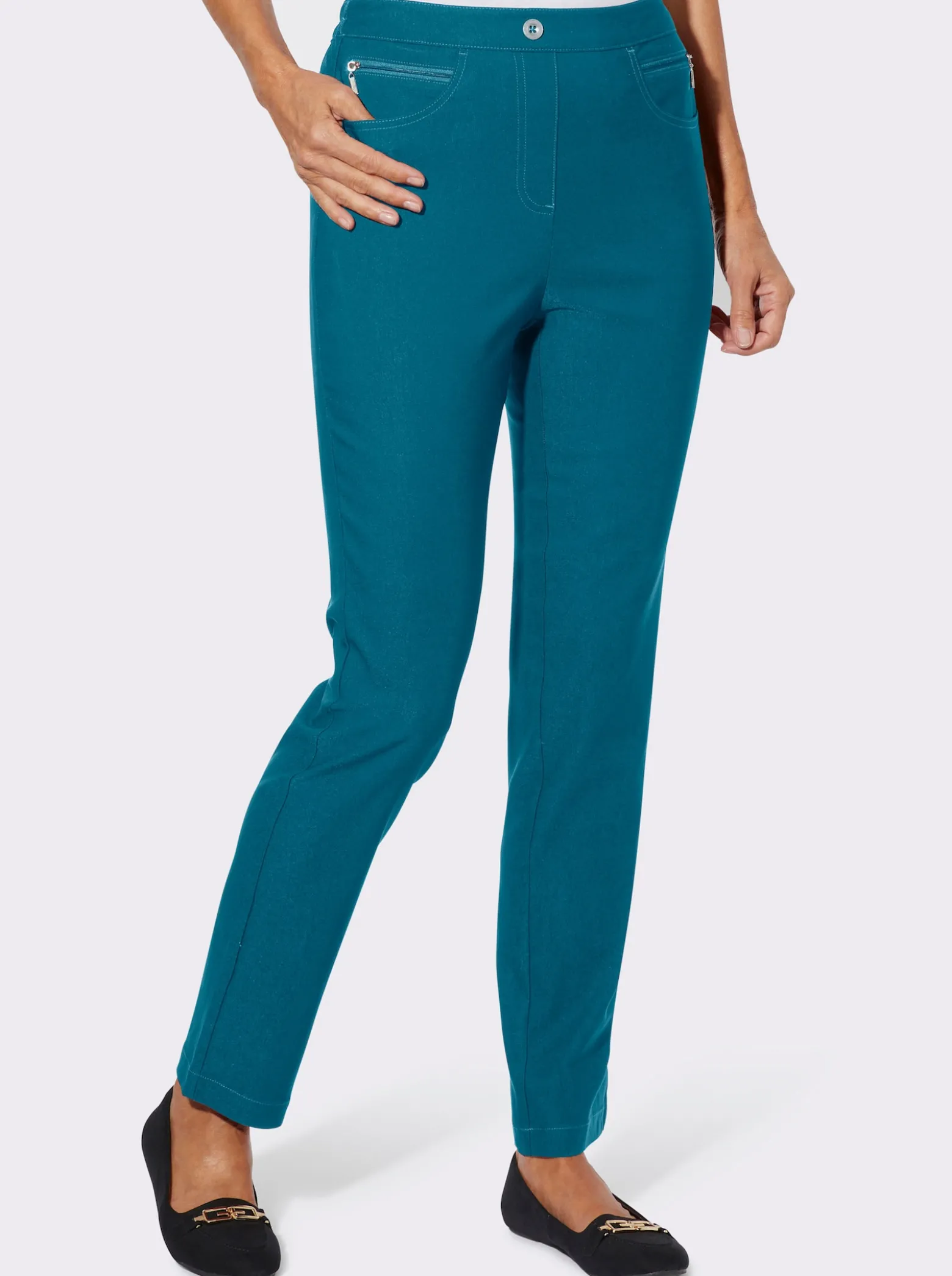 Bengalinhose mit Zierreißverschlüssen